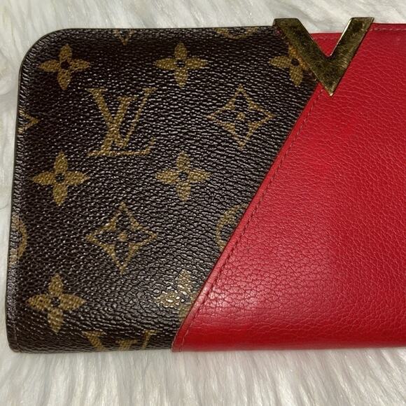 Louis Vuitton Monogram Canvas Cerise Leather Kimono Wallet - Picture 4 of 16